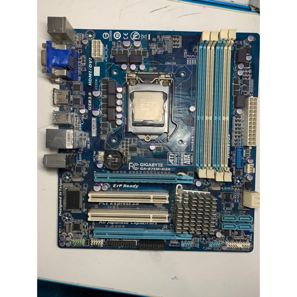 main Gigabyete GA-B75M-D3H (cũ lấy linh kiện)