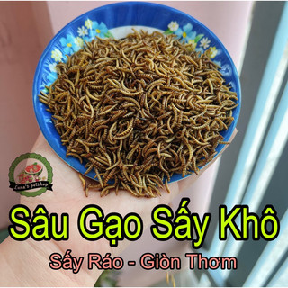 Sâu gạo sấy cho thú nuôi.Thức ăn cho hamster, sóc