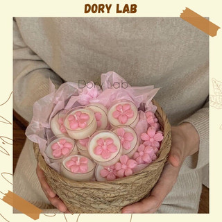 Nến Thơm Tealight Mini Topping Màu Sắc - Dory Lab