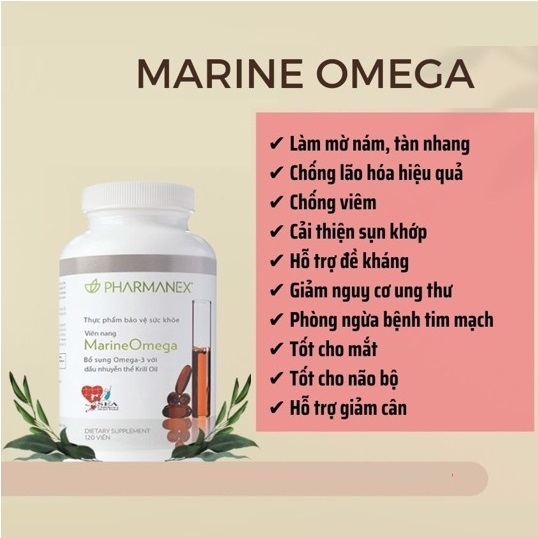 Omega 3 nuskin tốt cho da sáng mắt hàng công ty