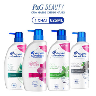 Dầu gội Head & Shoulders bạc hà mát lạnh, làm sạch gàu, hương chanh tươi mát 625ml
