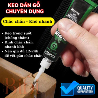  Keo dính gỗ SUPER GLUE đa năng khô nhanh hiệu quả. Keo dính sửa đồ nội thất gỗ & nhựa thủy tinh 