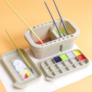 Xô rửa cọ vẽ 3 chức năng tiện lợi hàng cao cấp