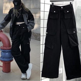 Quần Kaki Nữ nam Ống Rộng 6 Túi Hộp Rocky CARGO 5 Màu Cá Tính, Quần Suông Ống Rộng Túi Hộp Form Trơn