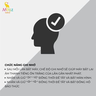 Máy tạo tiếng ồn trắng Moaz BéBé MB – 057