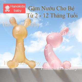 Gặm Nướu Hanokids Cho Bé Sơ Sinh Từ 0-12 Tháng Tuổi, Đồ Chơi Ngậm Nứu Chất Liệu Silicone Cao Cấp Hình Thỏ Cầm Tay