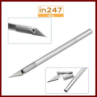 Dao chạm khắc thủ công tạo hình, dao khắc trổ cán bạc làm mô hình - in247 store