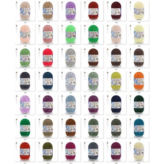 Len milk bò 92 màu, (màu 41 đến 80)