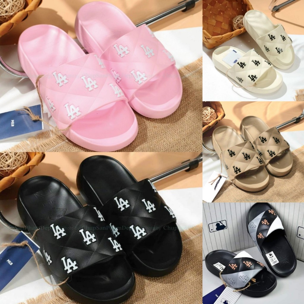 Dép MLB chính hãng nam nữ mẫu mới thời trang , dép nam mlb đế cao chất mềm hotrend freeship , hỗ trợ