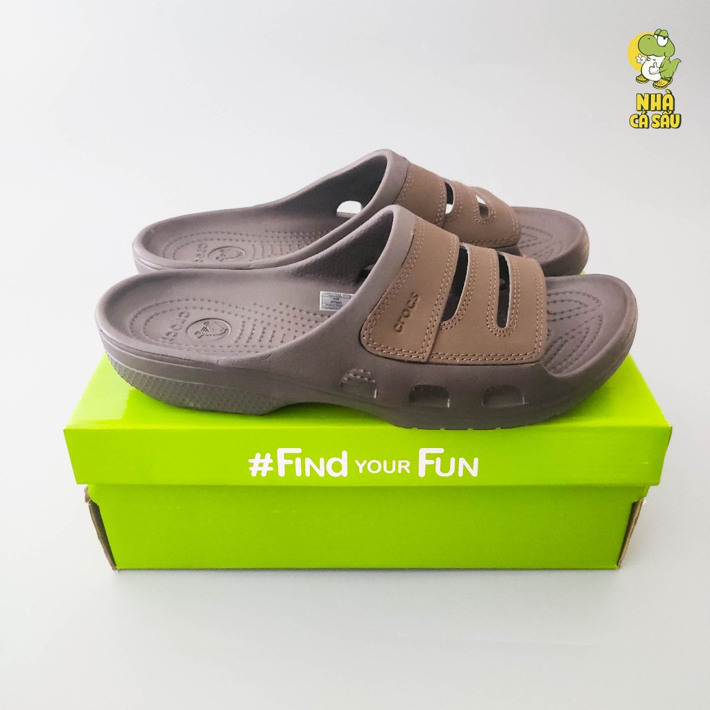 Dép cross quai ngang yukon cho nam cao cấp siêu nhẹ, siêu bền, dép quai ngang cross yukon chống trơn trượt