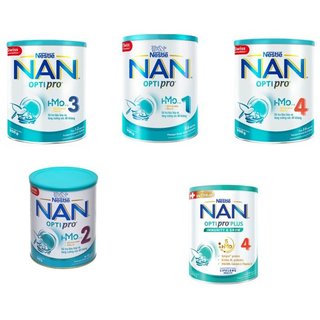 Sữa Nan Optipro 3/2/1 và 4 lon 900g