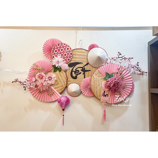 Nón lá mini trang trí decor Tết