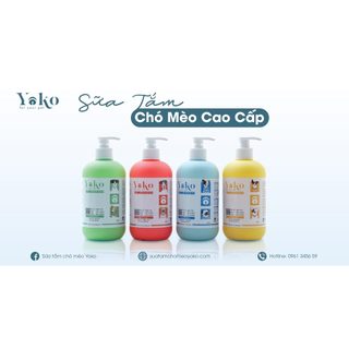 YOKO 450ml - Sữa Tắm Dưỡng Lông Cho Chó 4 Mùi Hương Thơm Tự Nhiên