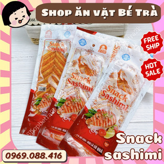 Snack cay sashimi, ăn vặt Bà Tuyết, đồ ăn vặt 1k, ăn vặt giá rẻ