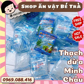 Thạch dừa Minh Châu, ăn vặt tuổi thơ [1bịch/22gói]