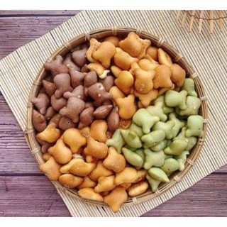 Bánh gấu nhân kem sữa mix 3 vị 200gr/300gr/500gr
