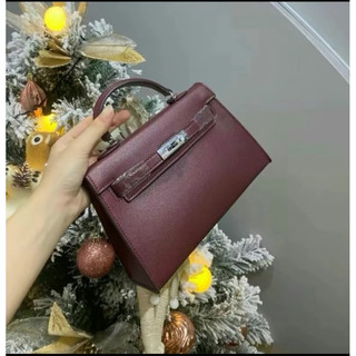 túi xách nữ  hơi mệt  20cm da víp
