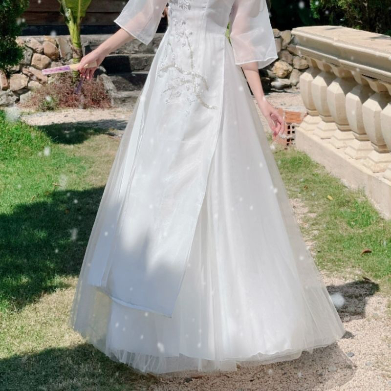 Chân váy voan 3 lớp hàng QC