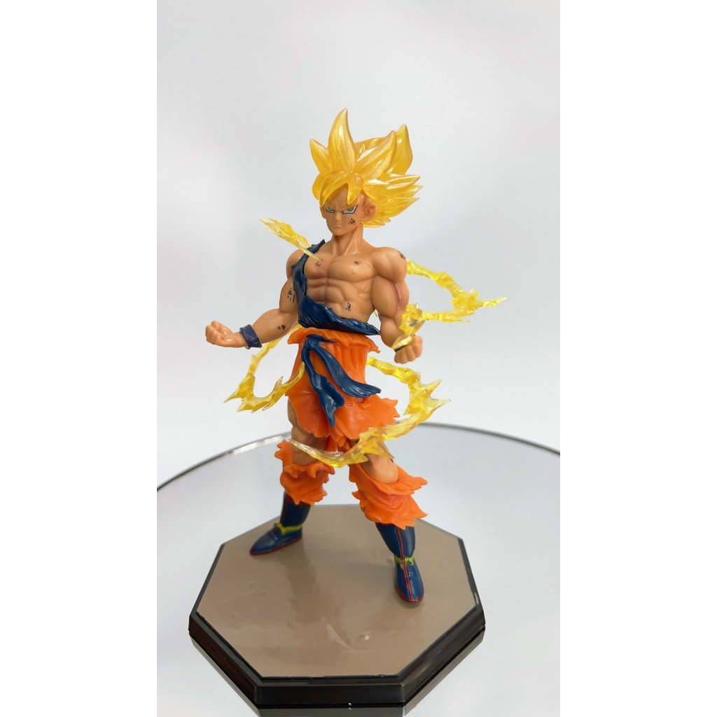 Mô Hình Dragon Ball Songoku Super Saiyan Siêu Đẹp Kèm Hiệu Ứng Effect Cao 17cm - Figure Mô Hình 7 Vi
