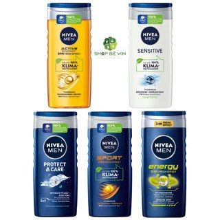 Tắm & gội nivea men -đức