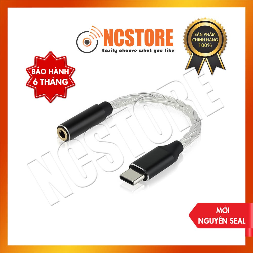   NC  Dongle DAC JCALLY JM04 PRO | DAC Realtek AL5686 | Type C | Hỗ Trợ Đàm Thoại | Cáp chuyển đổi âm thanh | Dongle 
