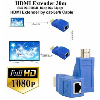 Bộ nối dài HDMI chuẩn 4K bằng dây LAN 30m (4K HD EXTENDER 30M)