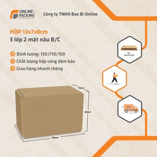 13x7x8 combo 100 hộp carton