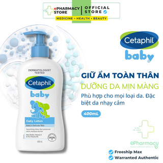 Sữa dưỡng da Cetaphil cho bé - Cetaphil Baby Daily Lotion 400mL