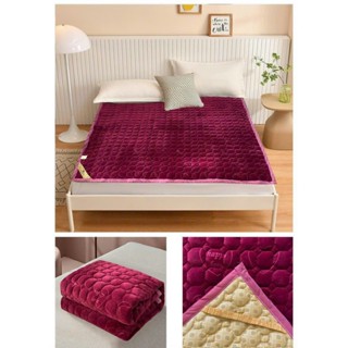 Thảm ga trải giường nỉ nhung trần bông, trải giường nỉ nhung Hàng Nhập khẩu