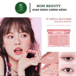 838- Bảng Phấn Mắt 2 ô Lilybyred Little Bitty Moment Shadow