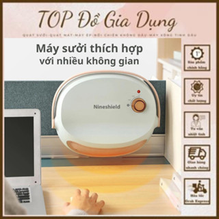Máy Sưởi Nhà Tắm NINESHILED Làm Ấm Nhanh Chống Thấm Nước, Bảo Hành 12 Tháng-Top Đồ Gia Dụng