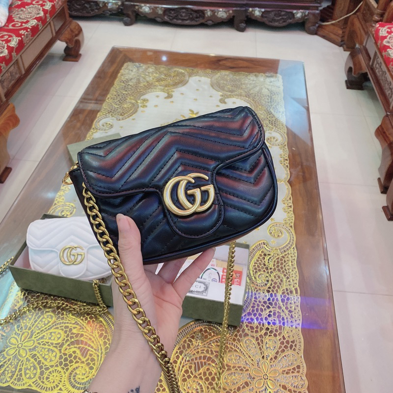Túi da mềm Tim Lưng size 18cm loại đẹp có hộp nguyên siu MTA36-4
