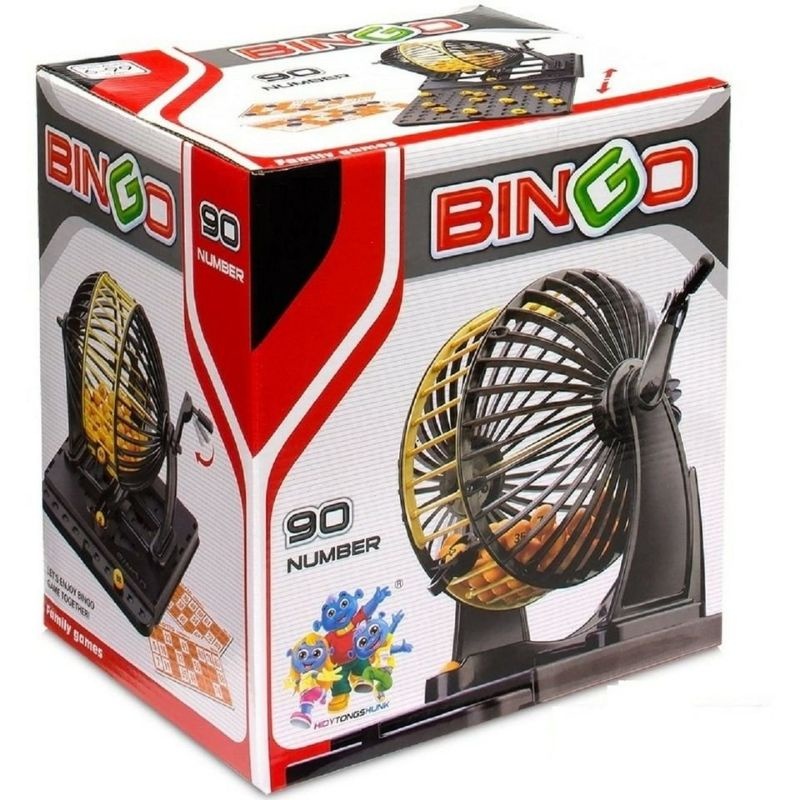 (Mua 1 Bộ Tặng 1  Hộp Phấn ) Loto quay Bingo 90 số (Bộ to nhất, đẹp nhất) - bộ lô tô 90 số