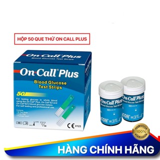 Hộp 50 que thử đường huyết On Call Plus