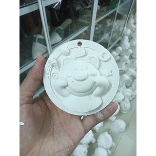 Tượng thạch cao kèm 6 màu kèm cọ
