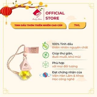 Tinh Dầu Treo Xe Có Kiểm Định ECOCARE 7ML - 6 Mùi Hương, Thành Phần Nguyên Chất Tự Nhiên, Khử Mùi Và Làm Thơm Xe Hơi