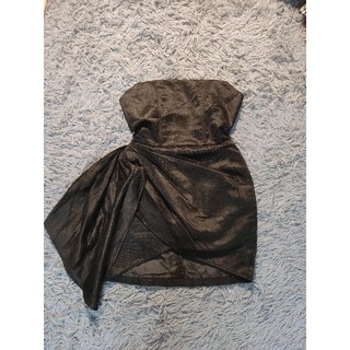 Đầm tiệc 2 dây màu đen size S