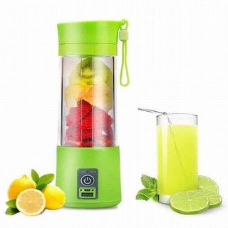 Máy xay mini cầm tay có tích điện tiện cho chuyến du lịch, đi phượt 380ml (ảnh thật)