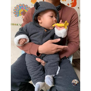 Body ủ gấu H&M sz 0-9m form to
