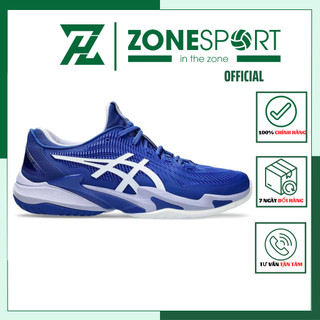 Giày Asics Court FF 3 Novak Xanh Dương - Giày Chuyên Tennis cao cấp