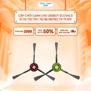 Cặp chổi cạnh cho Deebot Ecovacs X1/X2/T10/T10+/T8/N8/N8 PRO/T9/T9 AIVI