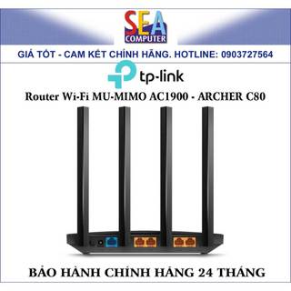 TP-LINK Router Wi-Fi MU-MIMO AC1900 - Archer C80