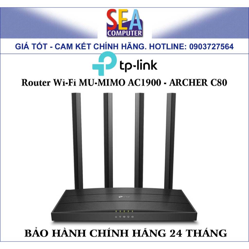 TP-LINK Router Wi-Fi MU-MIMO AC1900 - Archer C80