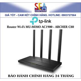 TP-LINK Router Wi-Fi MU-MIMO AC1900 - Archer C80