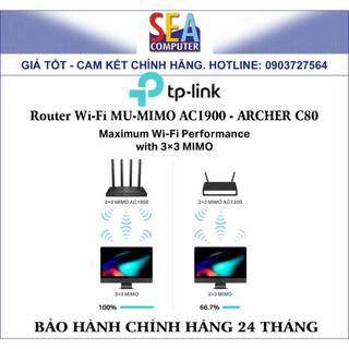 TP-LINK Router Wi-Fi MU-MIMO AC1900 - Archer C80