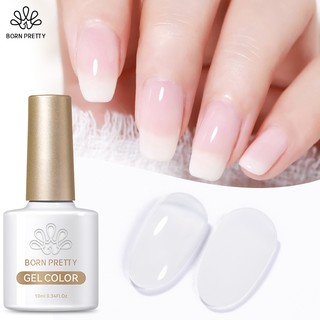 Born pretty 10ml sơn thạch gel sơn móng tay gel trắng sữa thạch sơn gel uv led sơn gel thạch
