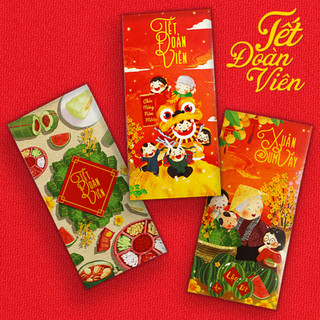 Lì xì IQ Kao may mắn in hoạt hình dễ thương
