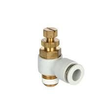 Van tiết lưu khí nén ren ngoài stnc ysc ống 4, 6, 8, 10mm