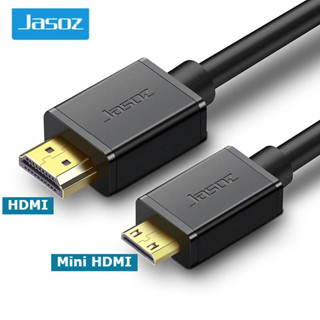 Cáp Mini HDMI sang HDMI Jasoz 4K/ 60Hz, mini hdmi to hdmi, cáp âm thanh cho Camera, màn hình, máy chiếu, TV