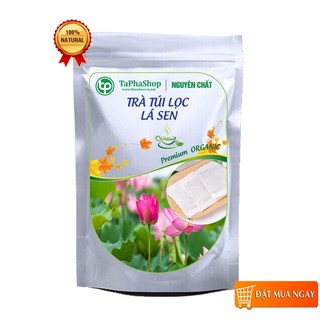 Trà túi lọc lá sen hạ mỡ máu, trà lá sen túi lọc, hạ mỡ máu, giảm cân, ngủ ngon